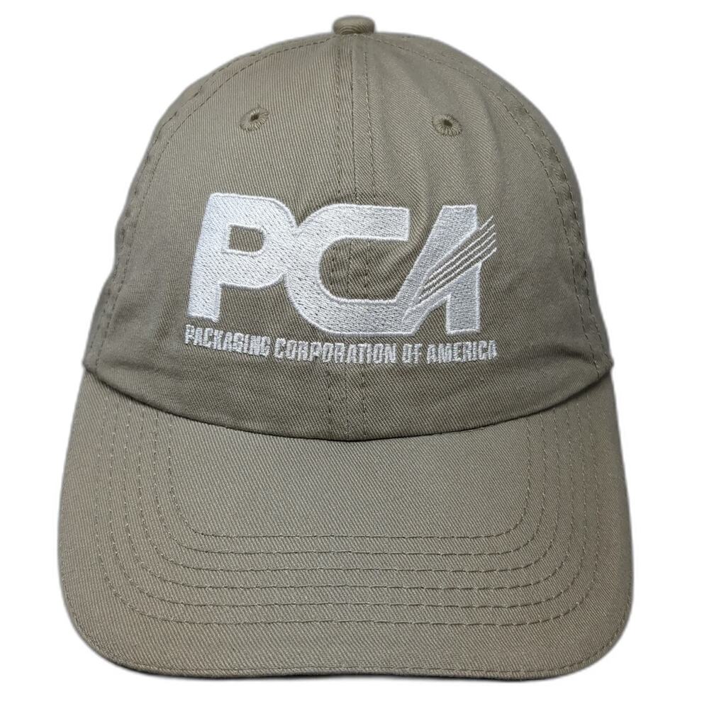 Port & Company PCA Packaging Corp of America Baseball Cap Beige One Size Hat